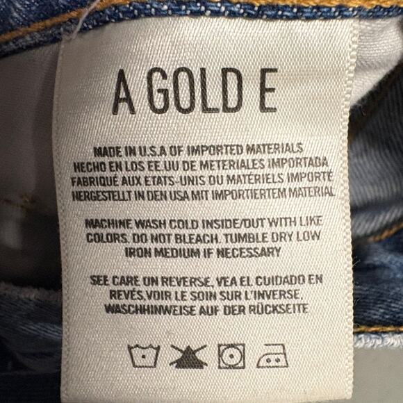 AGOLDE Jamie High‎ Rise Classic Jeans Size 26 Passenger Blue A0451-778 - Picture 8 of 16